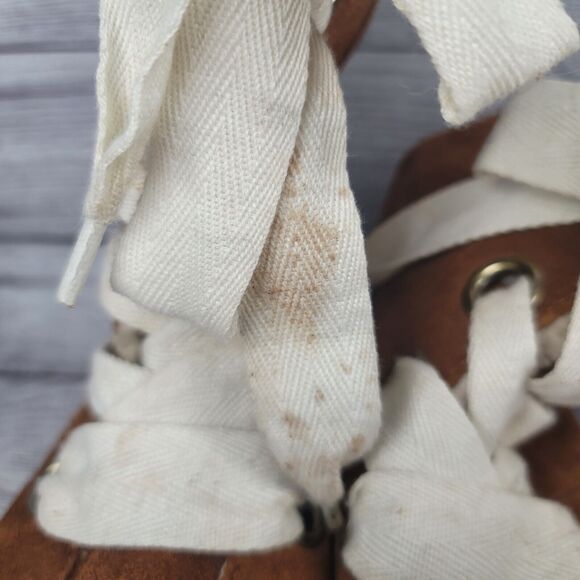 CONVERSE Chuck Taylor Beverly Lace Suede Leather Winter Shoes Women 6 - Picture 5 of 9